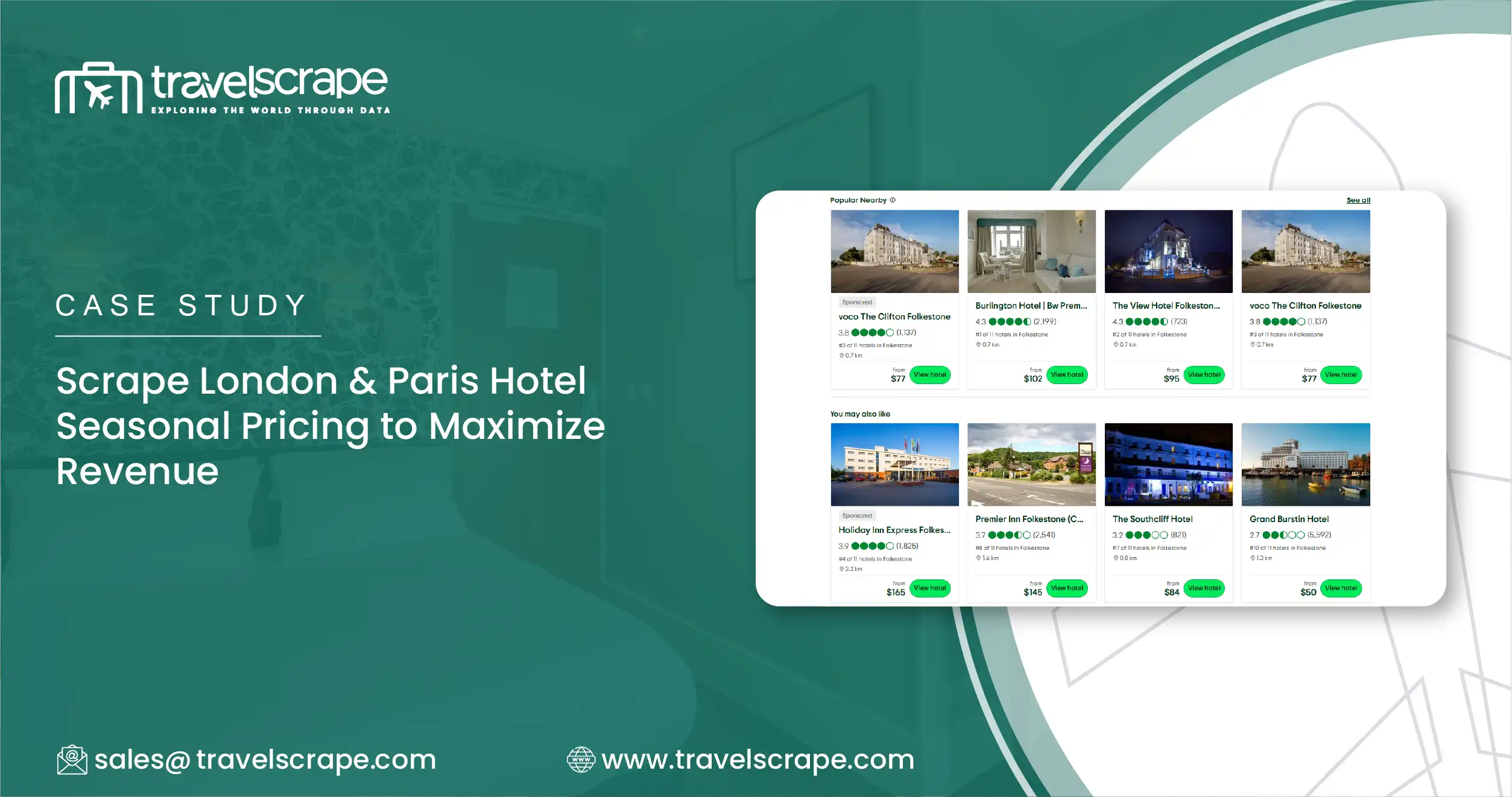Scrape London & Paris Hotel Seasonal Pricing to Maximize Revenue